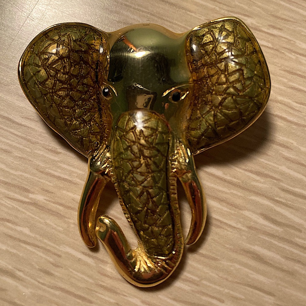 Vintage Elephant Brooch